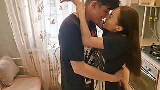 Instead of breakfast in the kitchen, I ended up giving a blowjob for movie ideas with amateur sexy girl Waifuliverion