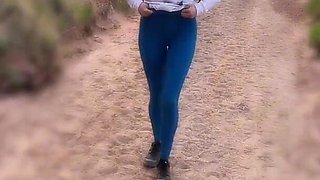 Flashing Tits in Wild Kyrgyzstan Mountains - Bold, Topless, and Raw Adventure