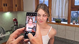 My Stepbrother Asks Me For A Photo To See Me Naked On An App