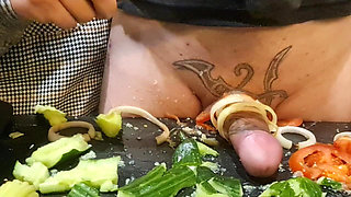 CBT. Extreme Dick and Urethral Torment in the Kitchen! Cooking Cock 2. Episode 3/3. Full.