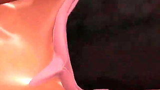 Super fuck system! Ballgagged girl gets fucked by black cock