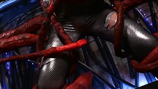 Two asian foot fetish school girl tease a cock