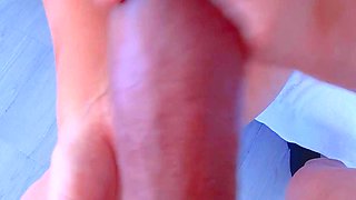 Perfect Titties Tanned College Desi's Blowjob, Handjob, and Cream Pie