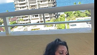 Hot MIlf with a massive Tits takes over a amature ebony guy