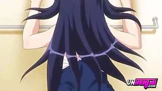 18-Year-Old Japanese Teen Gets Cum Inflation in Hentai Anime - Petite, Small Tits, Creampie