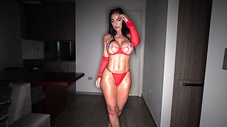 Nadine Kerastas is pumped full of cum