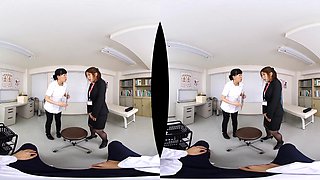 Big Tits Office Lady Gets A Checkup Part 3 - Asian Big Tits Riding Creampie Doctor Sex