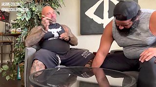 Foot Worship and Cigar Smoking with Oscar Bear