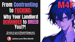 From Confronting To FUCKING: Why Your LANDLORD DEMANDED To BREED You (M4F) (Erotic Audio For Women)
