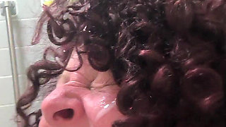That Mutherfucker Chased Her Down to the Toilet N Jerked off in Her Face