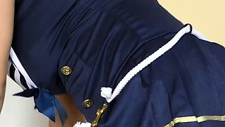 KaterinaHartlova Seaman Uniform And Gold Balls LEWD