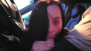 Dirty Talk Cuckold Blowjob In Car Talking About Past Fucks