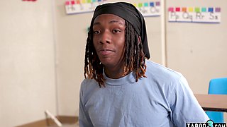 Shocked mature teacher cant resist a BIG BLACK PENIS