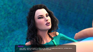 Milfy City v0.6e Part 61 Lesbian in the Pool Soo Hot!!! by Loveskysan69