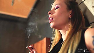 Smoke and Devil Horns