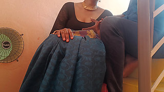 Stairs romance housewife