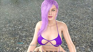 Big natural tits in cartoon fantasy with squirting bliss and public fun