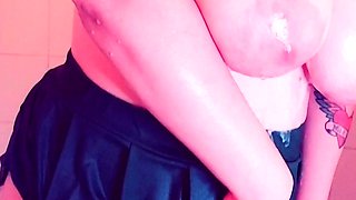 Dildo solo 49 years BBW housewife with big boobs