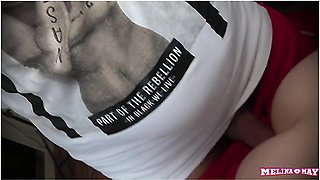 Morning Stick Pressed Into The Asshole And Milked! With Melina May