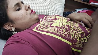 Mallu girl hot sex in skirt and t shirt with boobs suck and hot fuck, Mallu couple hot sex in bedroom, Malayali couple fuck