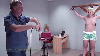 Kate2 Spanking Machine - Breast Whipping