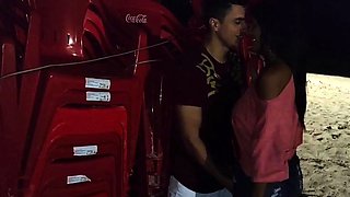 Exibicionista lady loves fellatios while being filmed -