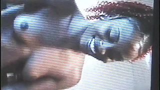 Black lesbians in action, pussy licking tits kissing