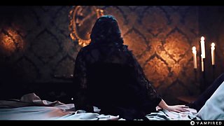 Japanese Asian Vampire Sex - Big Tits Babe Rikako Preyed By Nerdy Leana & Turned Into Lesbian Demon With Leana Lovings And Rikako Katayama
