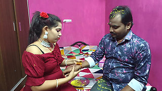 Indian Step Brother Fucks Step Sister on Rakhi Day - Sona Bhabhi Hardcore Sex