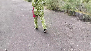 Tourist Girl Left by Village Boy