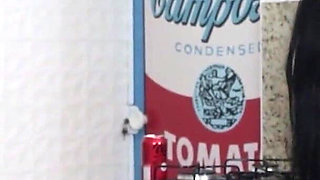 Two Girls Rubbing Each Other in Jeans in Intense Kisses