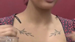 An Innocent Young Woman with Perfect Natural Tits Is Convinced by a Lying Producer to Fuck a Black Man. Valeria Del Rio