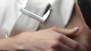 Found snooping around the office she is punished to be fucked