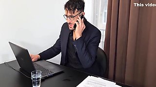 Slutty Employee Gets Dap And Pissed In Mouth From Boss & Frustrated Collegue 12 Min - Emmanuel Torquemada, Adam Costa And Kristina Grace