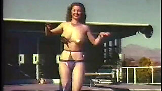 Watch Some Hot Retro Girls Dancing and Taking off Their Clothes
