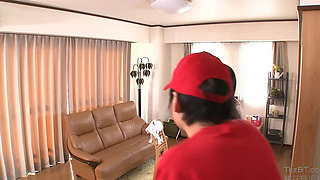 Temptation Of A Half Naked Japanese Housewife