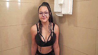 Black Teen 18+ Stepdaughter Shares A Hotel Bed With Stepdad And Seduces Him Into Breeding Her 22 Min
