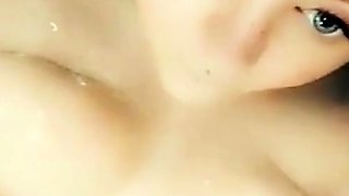 Awesome Teen With Big Boobs Dildo Masturbation