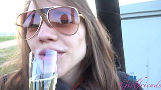 A super beautiful and delicious girl is caught on camera.