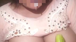 Rough Brinjal Masturbation Creampie
