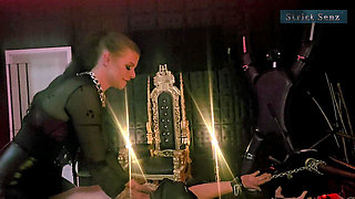 Stina Stone Long Nail Tickling Facesitting Stretched on the Rack by Mistress Part 1