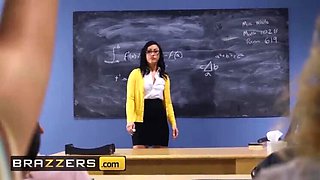 Jennifer White Gets Fucked Hard in Class - Big Tits Teacher Takes Anal & Blowjob - Brazzers