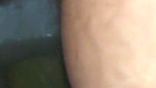 She Peed and Wiped Her Wet, Hairy Pussy