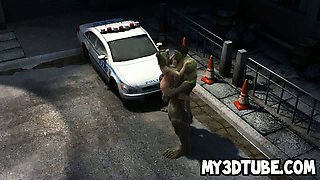 Foxy 3D cartoon babe gets fucked hard by The Hulk