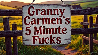 Granny in Red: Dildo Fucking Slut