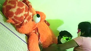 Indian Couples Romance and Kissing a Beautiful