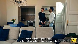 Daddy4k. wednesday couldn't treat herself from cheating on her bf and fellating Big Black Cock