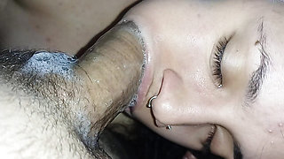 ASMR lips wet and horny deep in hard cock
