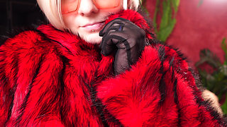 Hot Fur Coat Collection - Part 2. Fetish MILF Arya Grander