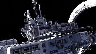 The Best Sex in Space. Hot Japanese Babe Gets Fucked Hard on Orbital Space Station